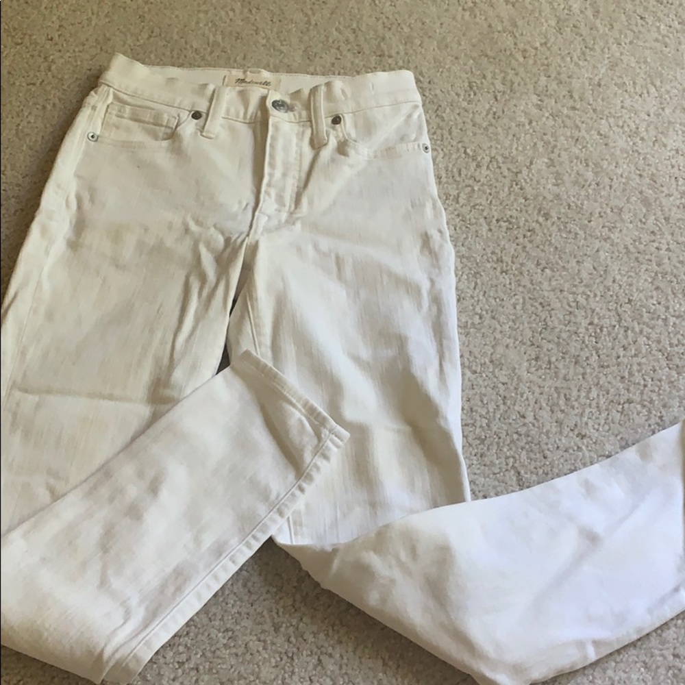 Madewell 9” Hi Rise Skinny, 24”, white